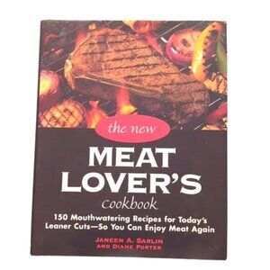 The New Meat Lover's Cookbook Hardcover, 150 Recipes, Gift for Dad Mom Boyfriend